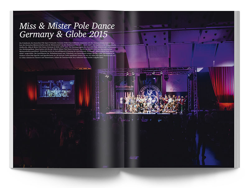 Pole Art Magazine Nr. 4 - Miss & Mister Pole Dance Germany und Globe 2015