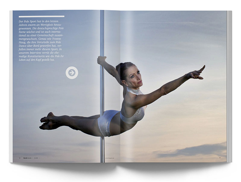 Pole Art Magazine Nr. 1 - Yvonne Haug im Interview