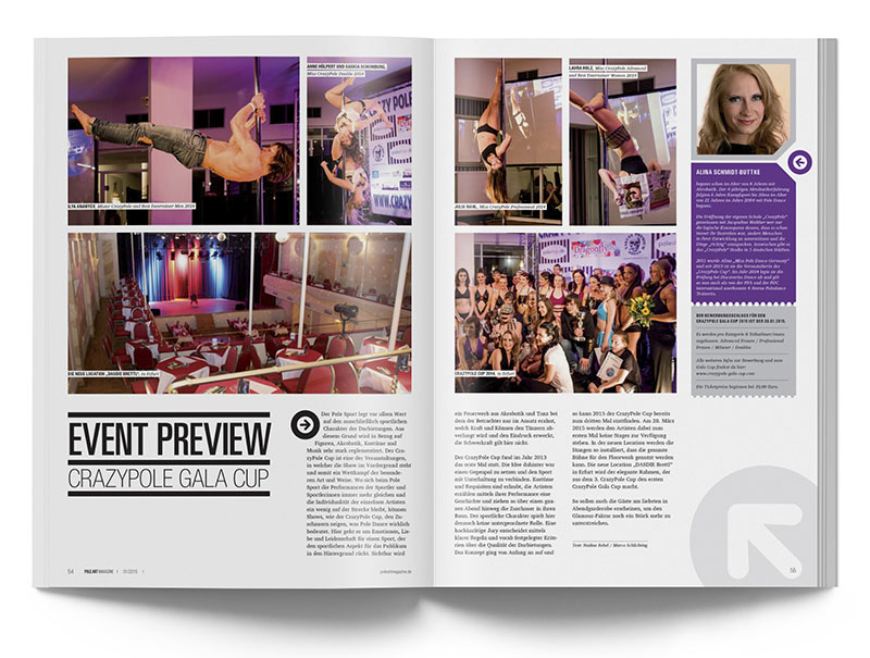 Pole Art Magazine Nr. 1 - Event-Preview: CrazyPole Gala Cup 2015