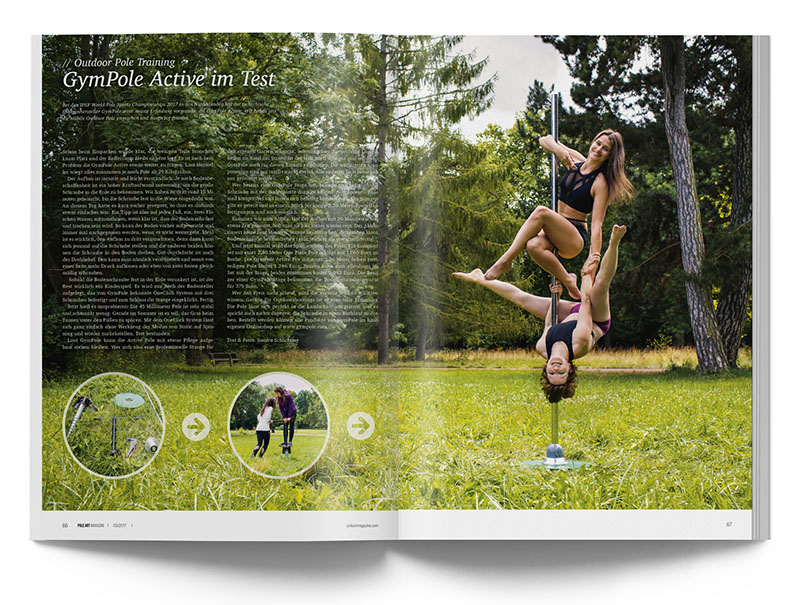 Pole Art Magazine Nr. 11 - GymPole Active im Test