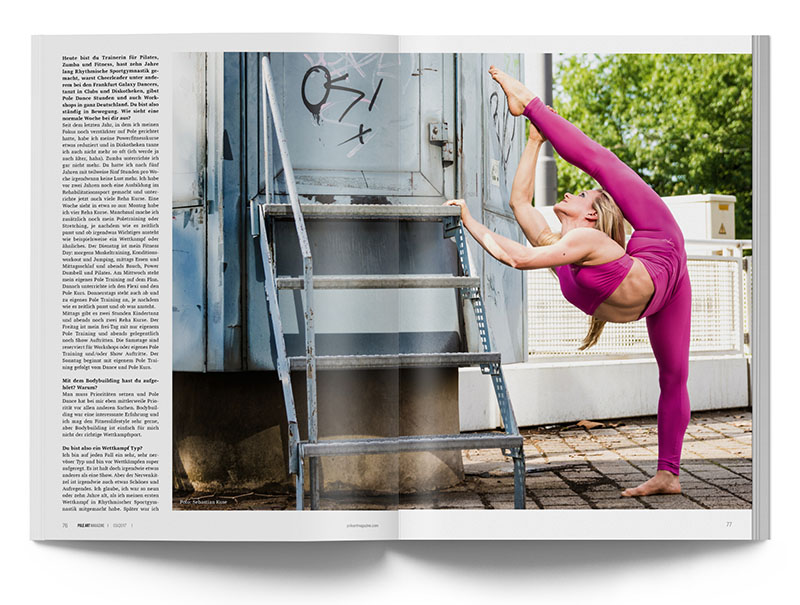 Pole Art Magazine Nr. 11 - Lea Roth im Interview