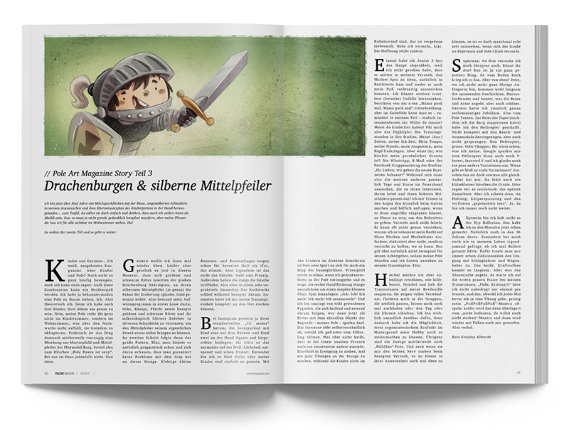Pole Art Magazine Nr. 12 - Drachenburgen und silberne Mittelpfeiler