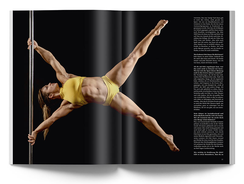 Pole Art Magazine Nr. 12 - Rafaela Montanaro im Interview