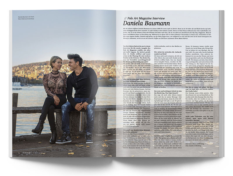 Pole Art Magazine Nr. 13 - Daniela Baumann im Interview