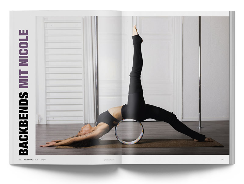 Pole Art Magazine Nr. 16 - Backbends Tutorial mit Nicole