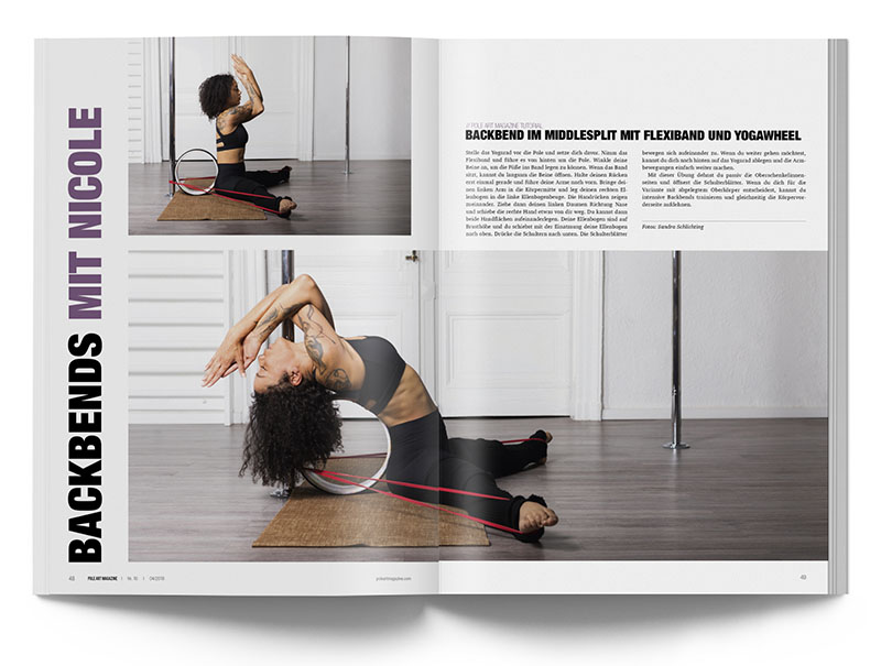 Pole Art Magazine Nr. 16 - Backbends Tutorial mit Nicole