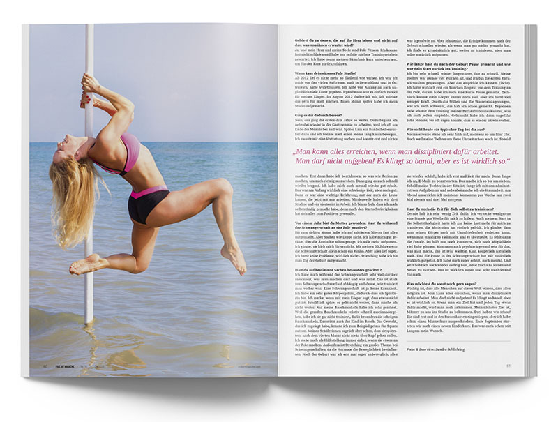 Pole Art Magazine Nr. 16 - Yevgeniya Güner im Interview