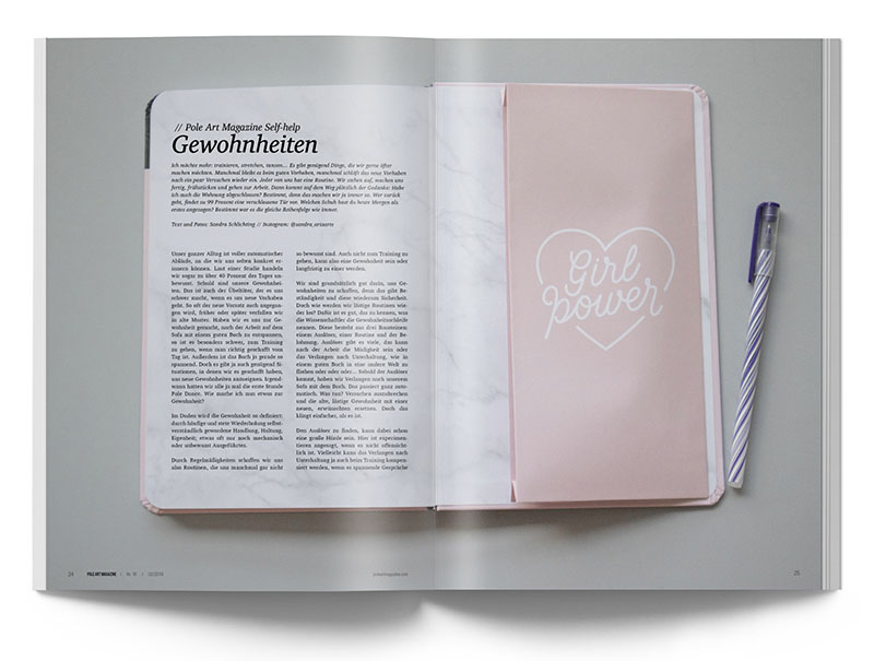Pole Art Magazine Nr. 18 - Self-help: Gewohnheiten