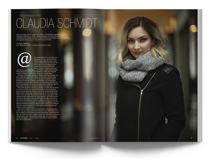 Pole Art Magazine Nr. 18 - Claudia Schmidt von Wildclouddesign