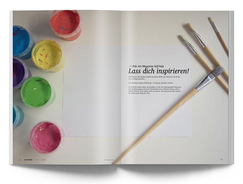 Pole Art Magazine Nr. 18 - Self-help: Lass dich inspirieren!