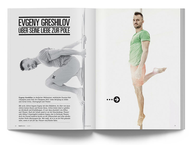 Pole Art Magazine Nr. 2 - Evgeny Greshilov im Interview