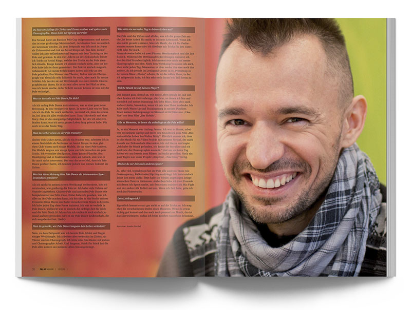 Pole Art Magazine Nr. 2 - Evgeny Greshilov im Interview