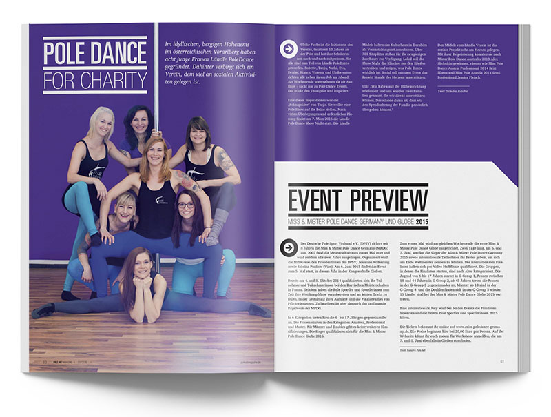 Pole Art Magazine Nr. 2 - Ländle Poledance Hohenems