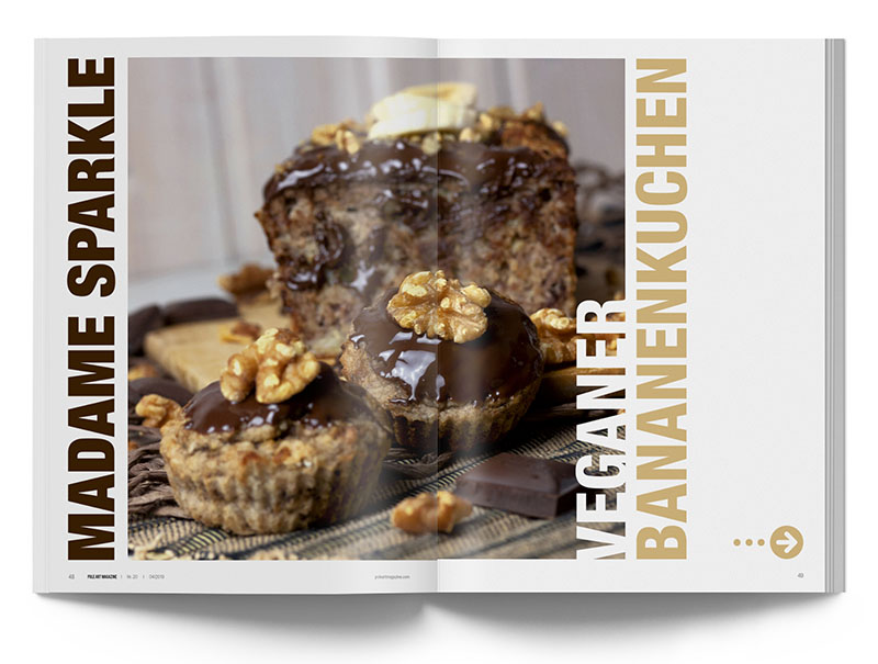 Pole Art Magazine Nr. 20 - Madame Sparkle: Veganer Bananenkuchen