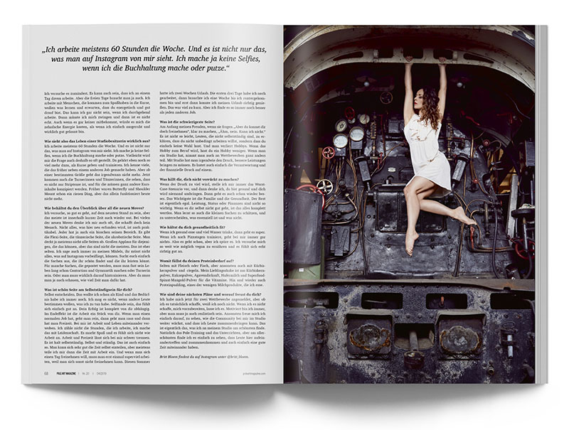 Pole Art Magazine Nr. 20 - Britt Bloem im Interview
