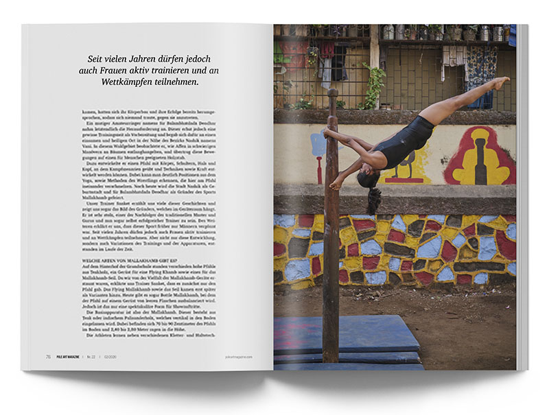 Pole Art Magazine Nr. 22 - Mallakhamb: Yoga und Wrestling in Indien
