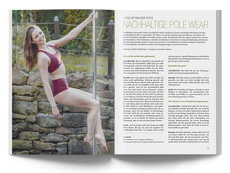 Pole Art Magazine Nr. 23 - Nachhaltige Pole Wear