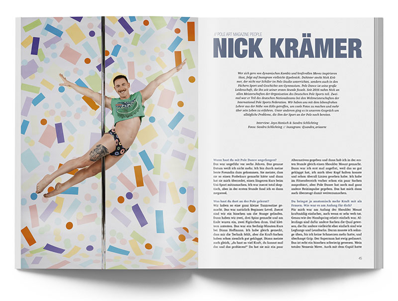 Pole Art Magazine Nr. 24 - Nick Krämer im Interview