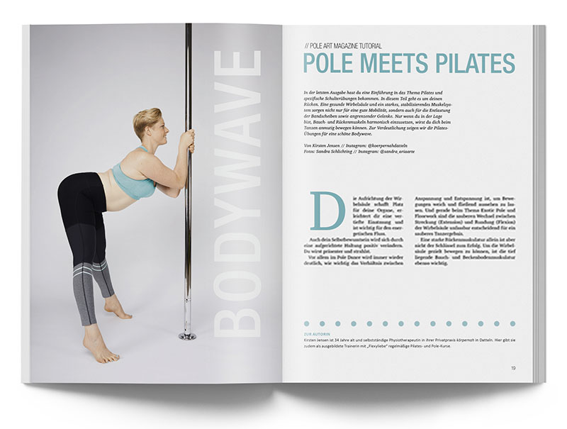 Pole Art Magazine Nr. 24 - Pole meets Pilates: Die Bodywave