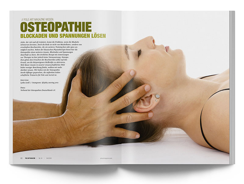 Pole Art Magazine Nr. 24 - Osteopathie: Blockaden und Spannungen lösen