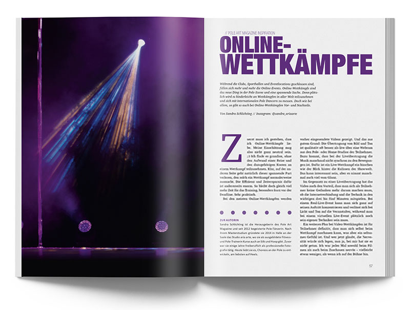 Pole Art Magazine Nr. 25 - Online-Wettkämpfe
