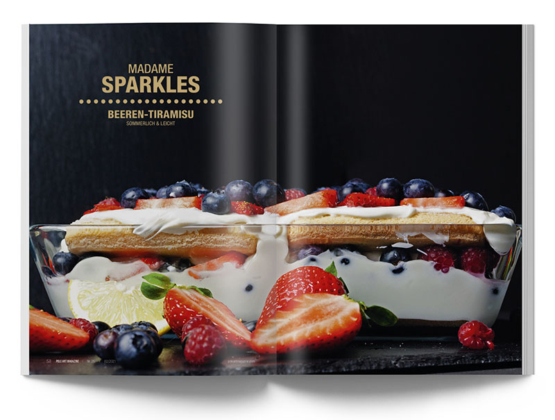 Pole Art Magazine Nr. 26 - Madame Sparkle: Beeren-Tiramisu