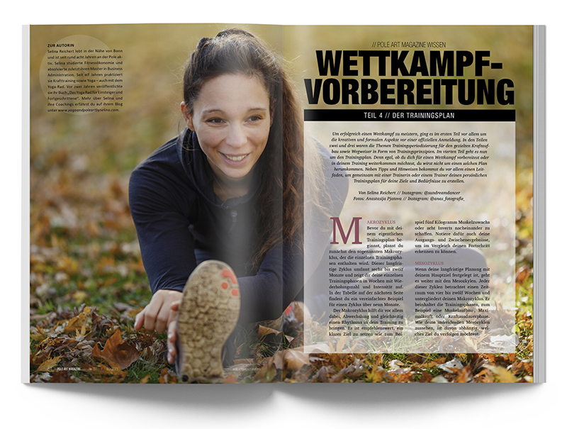 Pole Art Magazine Nr. 27 - Wettkampfvorbereitung: Der Trainingsplan