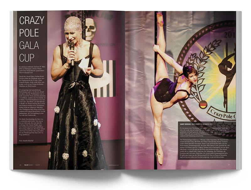 Pole Art Magazine Nr. 3 - CrazyPole Gala Cup 2015: Die Fun Meisterschaft