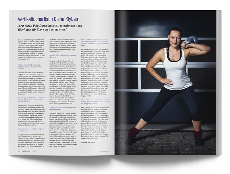 Pole Art Magazine Nr. 5 - Elena Klyban im Interview
