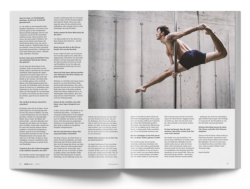 Pole Art Magazine Nr. 6 - Alex Shchukin im Interview