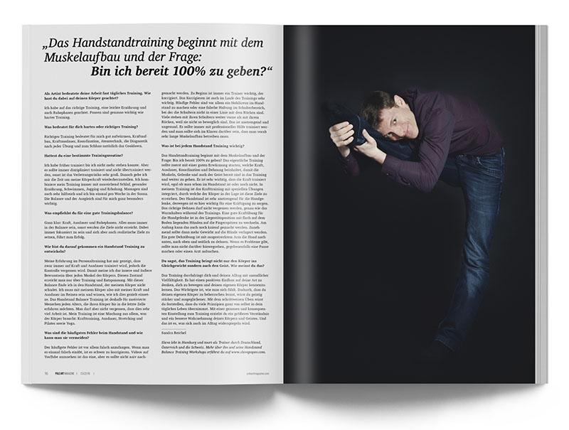 Pole Art Magazine Nr. 7 - Slava Popov im Interview