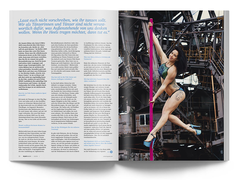 Pole Art Magazine Nr. 7 - Jazzy K im Interview