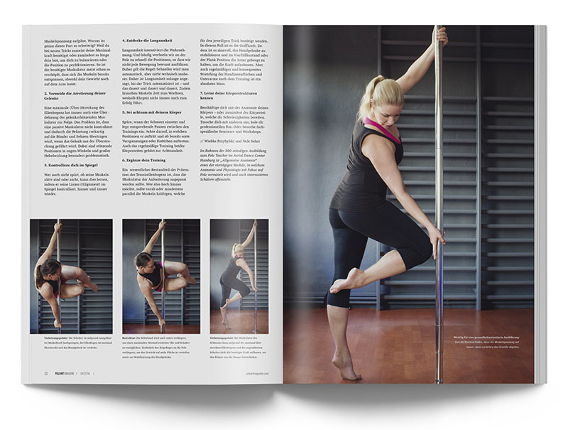 Pole Art Magazine Nr. 8 - Pole-Anatomie: Der Tennisellenbogen