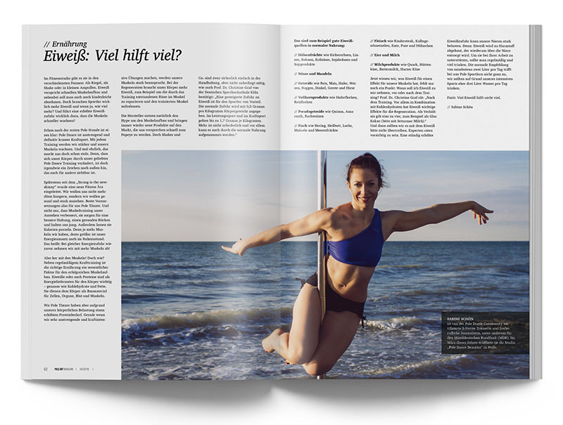 Pole Art Magazine Nr. 8 - Eiweiß: Viel hilft viel?