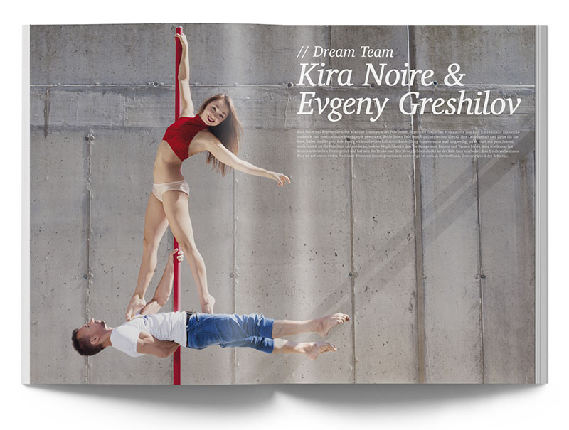 Pole Art Magazine Nr. 9 - Kira Noire und Evgeny Greshilov im Interview