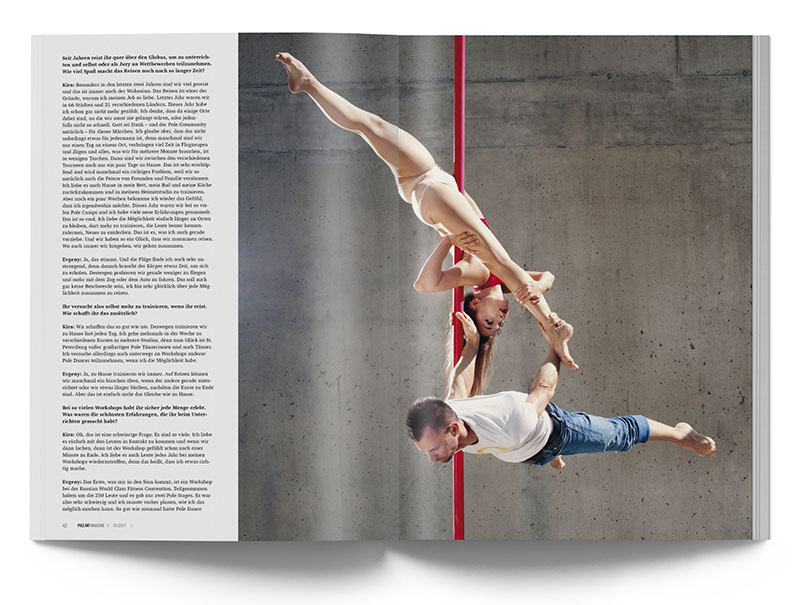 Pole Art Magazine Nr. 9 - Kira Noire und Evgeny Greshilov im Interview