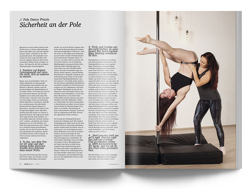 Pole Art Magazine Nr. 9 - Sicherheit an der Pole