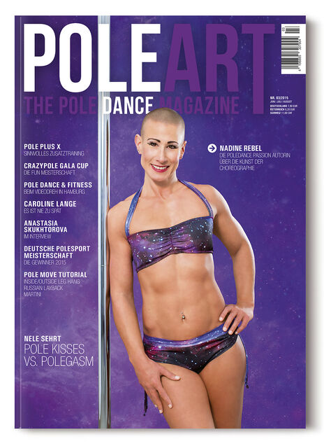 Pole Art Magazine Nr. 3 vom 22. Juni 2015, Cover mit Nadine Rebel
