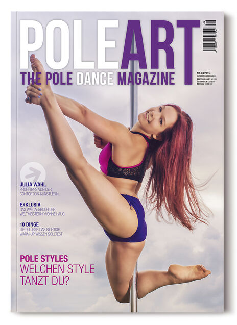 Pole Art Magazine Nr. 4 vom 17. September 2015, Cover mit Julia Wahl
