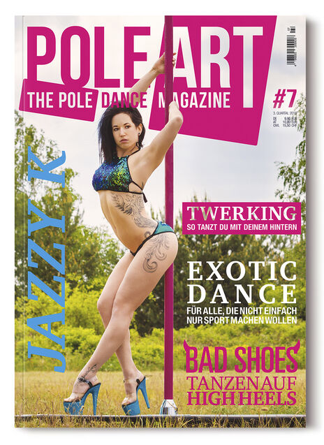Pole Art Magazine Nr. 7 vom 7. Juli 2016, Cover mit Jazzy K