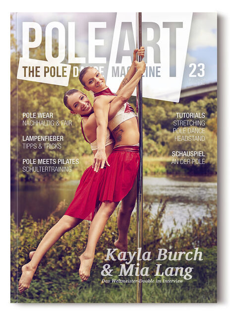 Pole Art Magazine Nr. 23 vom 12. September 2020, Cover mit Kayla Burch und Mia Lang