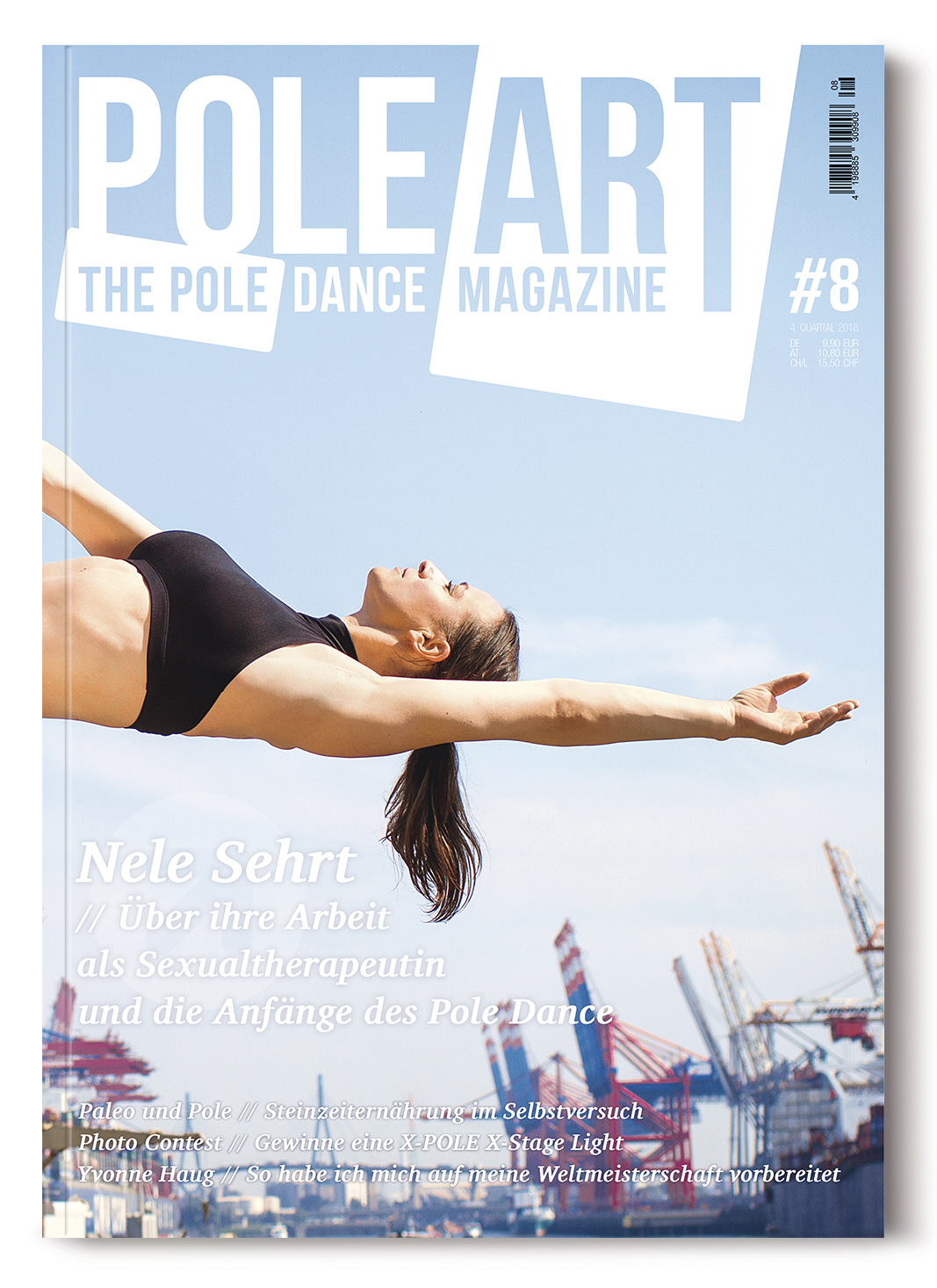 Cover der Ausgabe Nr. 8 des Pole Art Magazine mit Nele Sehrt