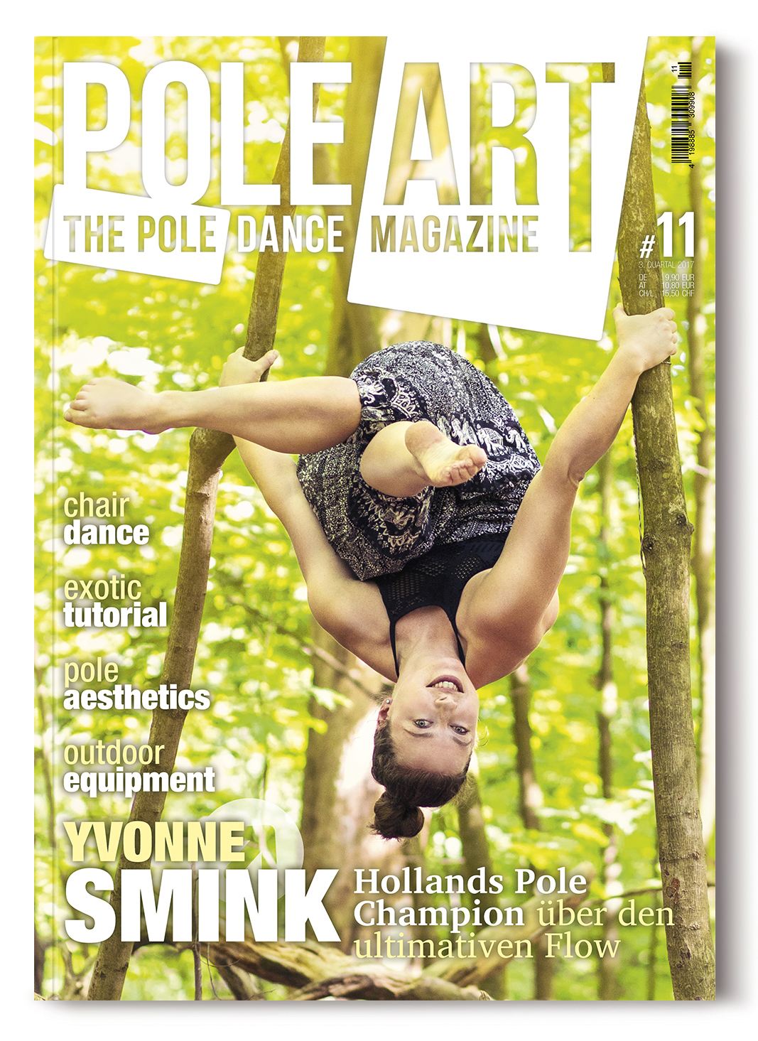 Cover der Ausgabe Nr. 11 des Pole Art Magazine mit Yvonne Smink
