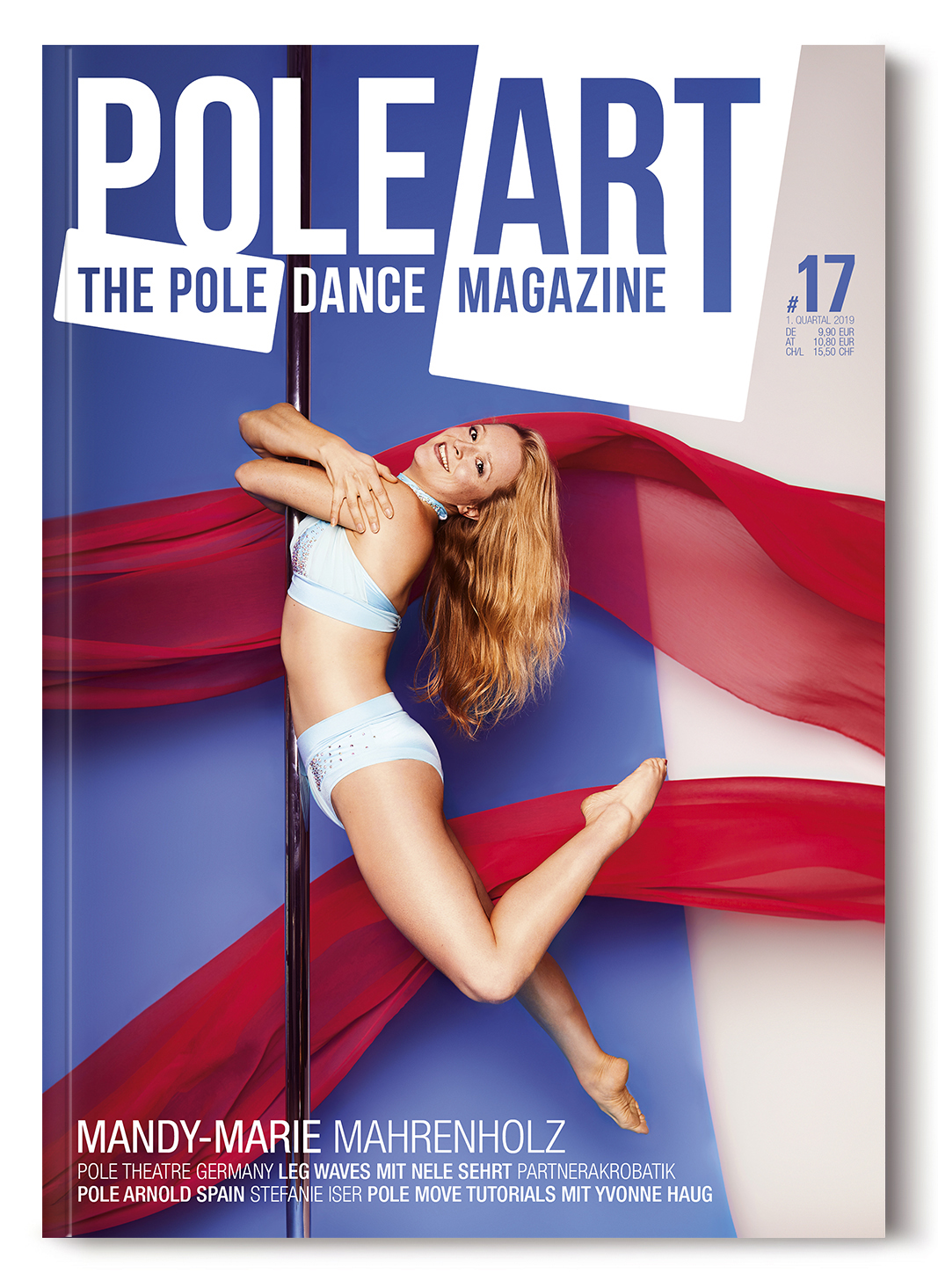 Cover der Ausgabe Nr. 17 des Pole Art Magazine mit Mandy-Marie Mahrenholz