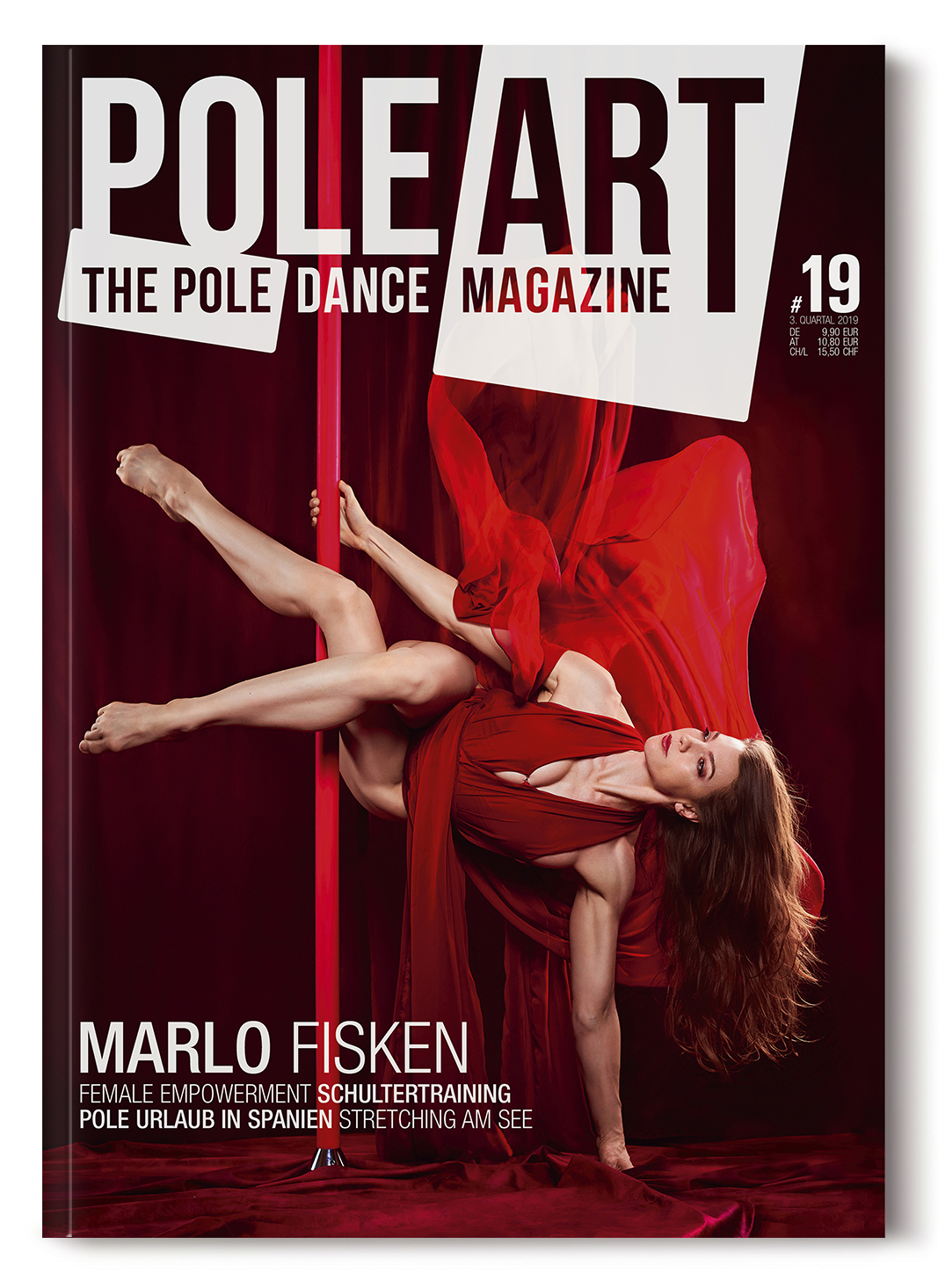 Cover der Ausgabe Nr. 19 des Pole Art Magazine mit Marlo Fisken